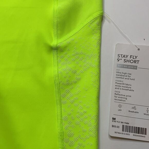 Athleta Stay Fly Reflective Compression 9" Shorts - Picture 7 of 13